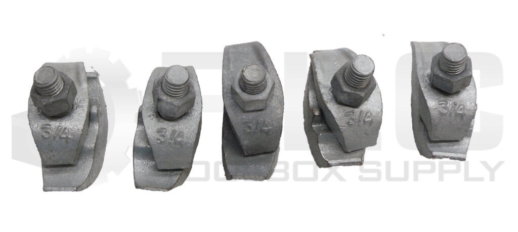LOT OF 5 NEW GEDNEY 3/4″ BEAM CLAMP