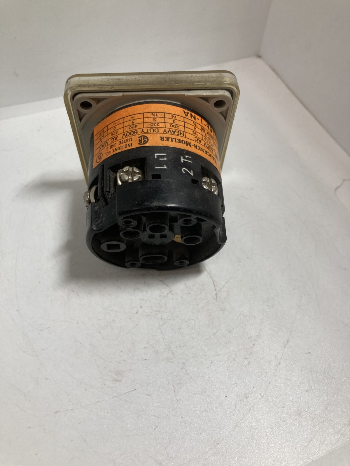 KLOCKNER-MOELLER T20-1-NA CAM SWITCH 16A 600VAC HEAVY DUTY