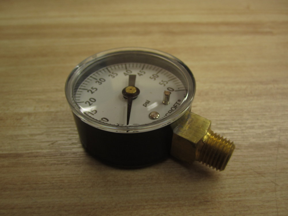 Ashcroft 20W1055 H 02L Pressure Gauge 0-60 PSI