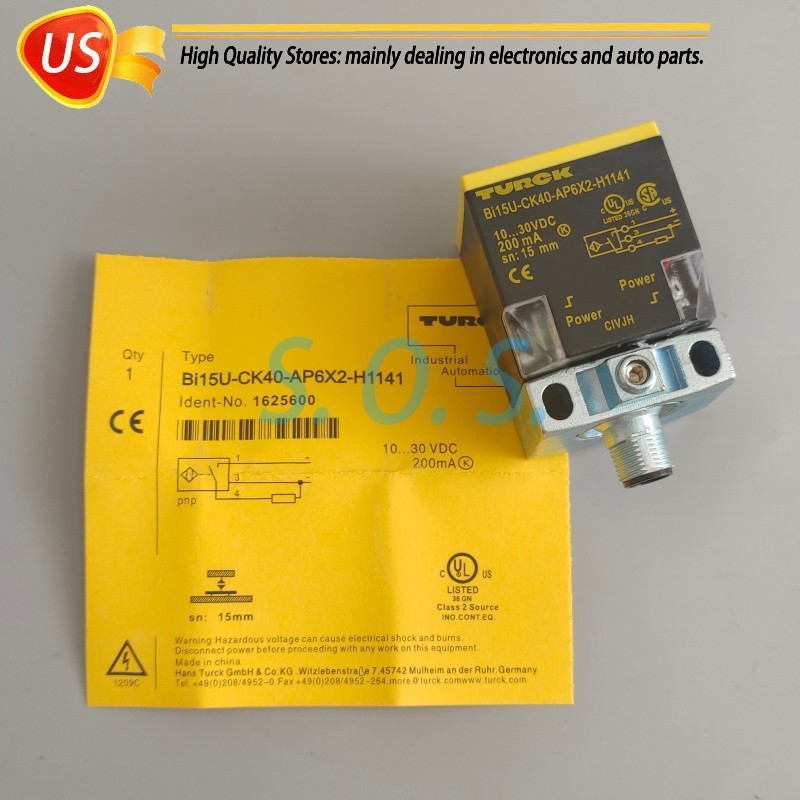 New Proximity Sensor Switch For Turck Bi15U-CK40-AP6X2-H1141 10-30VDC 200mA 15mm