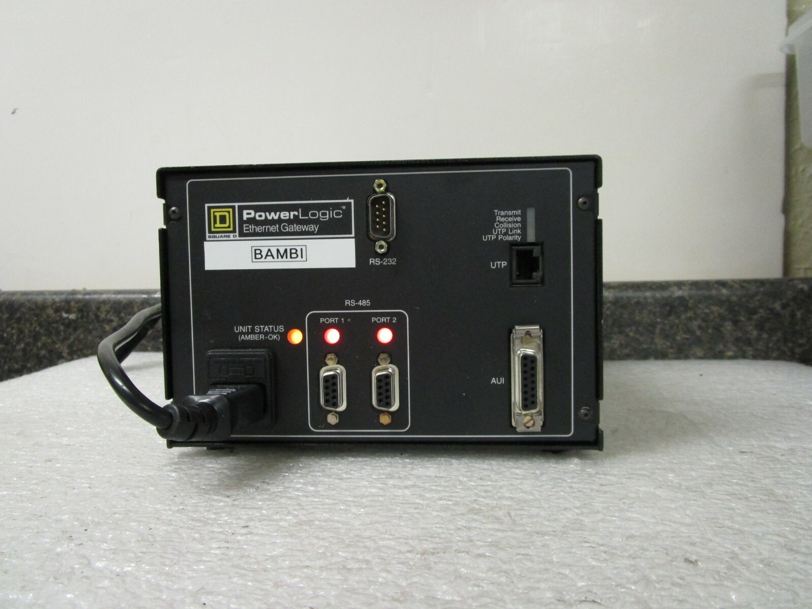 Square D EGW2 Class 3050 PowerLogic Ethernet Gateway 63230-210-100 – Tested!