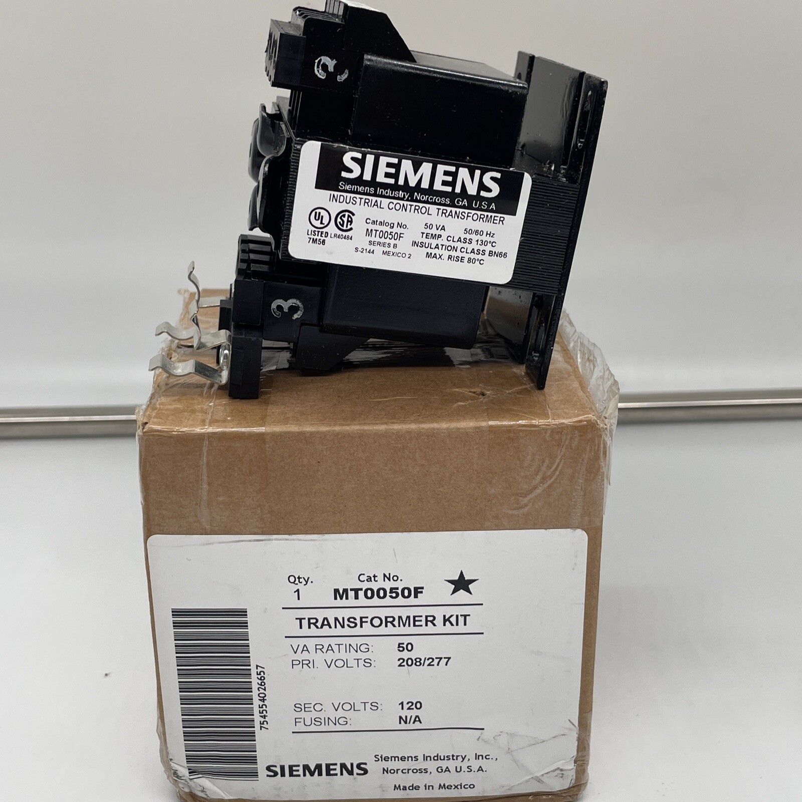 Siemens MT0150F Transformer Kit 208/277V, 120V, 50VA – Free Shipping!