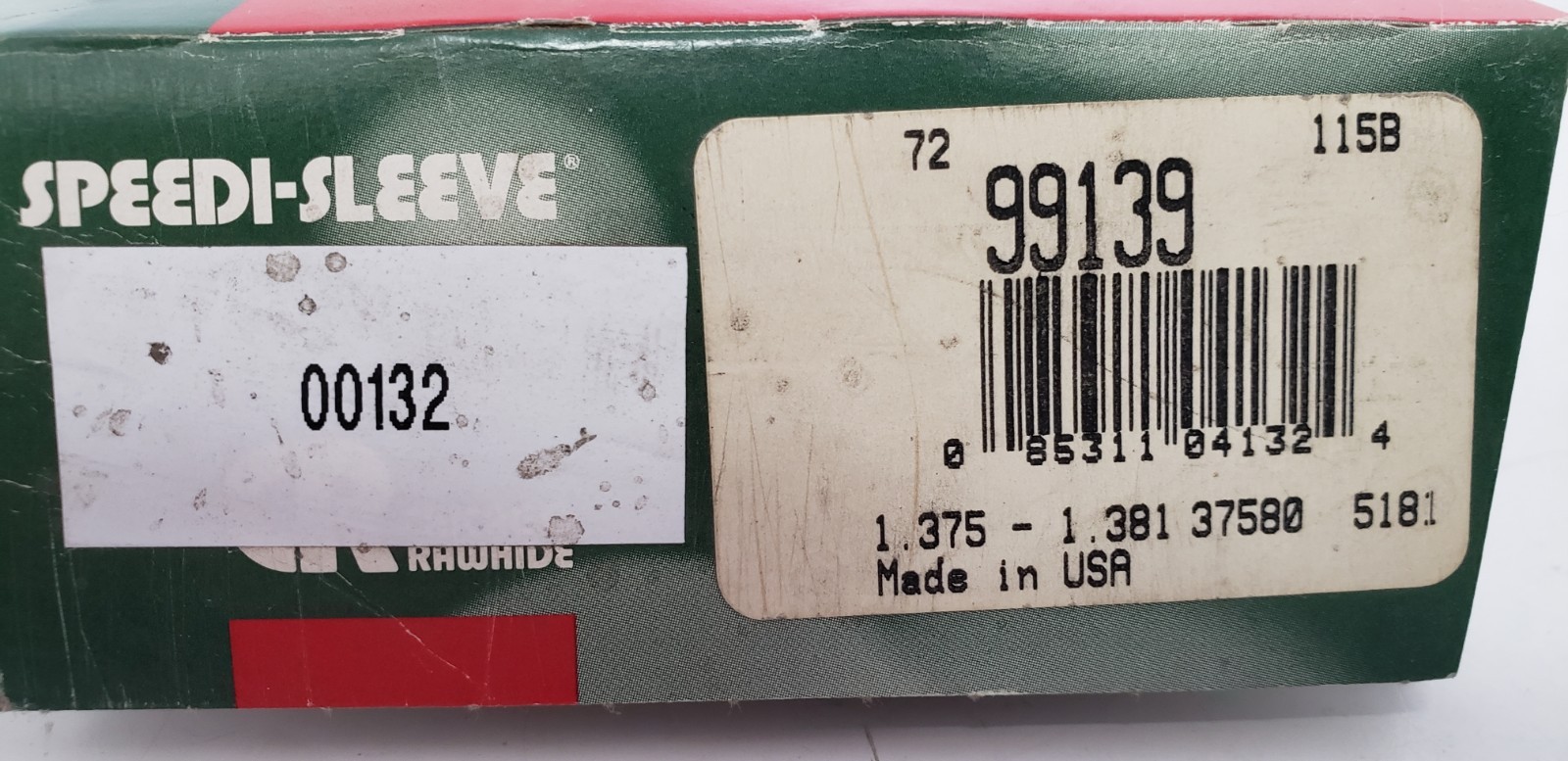 CHICAGO RAWHIDE 99139 SPEEDI SLEEVE SHAFT REPAIR SLEEVE, 1.378″ SHAFT DIA., NIB