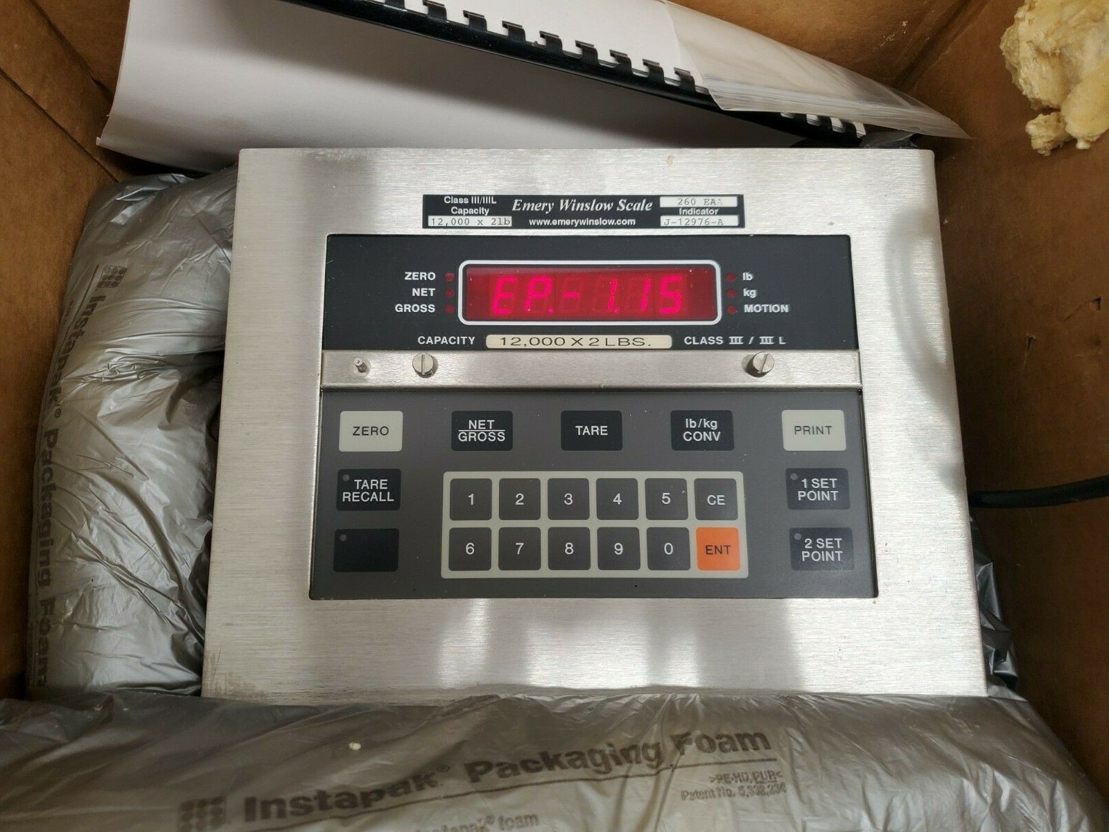 NEW OLD STOCK! CONDEC S.WA-4131 115VAC III/IIIL DIGITAL SCALE READOUT UMC600DAAC