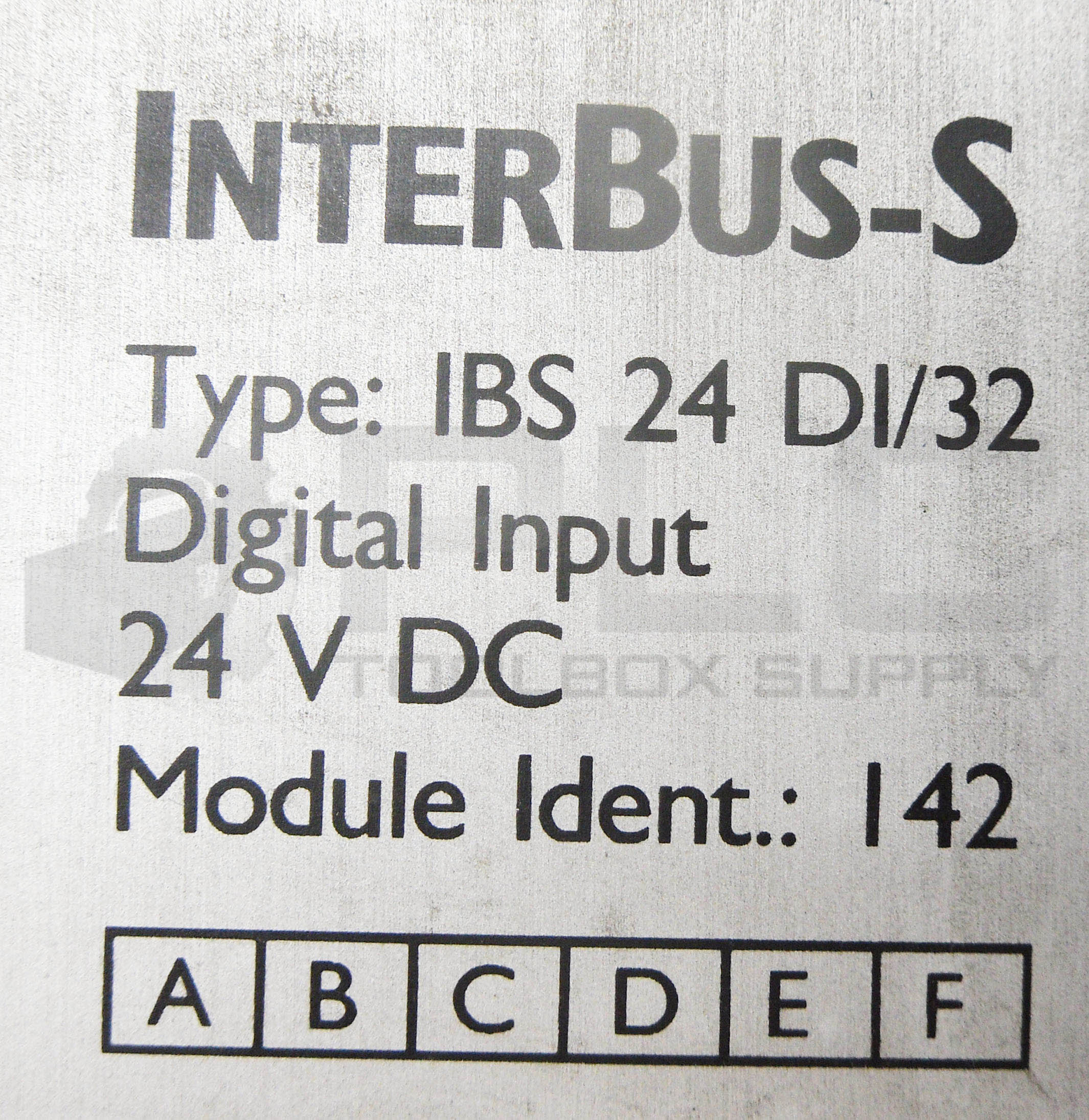 PHOENIX CONTACT IBS 24 DI/32 DIGITAL INPUT 24 V DC