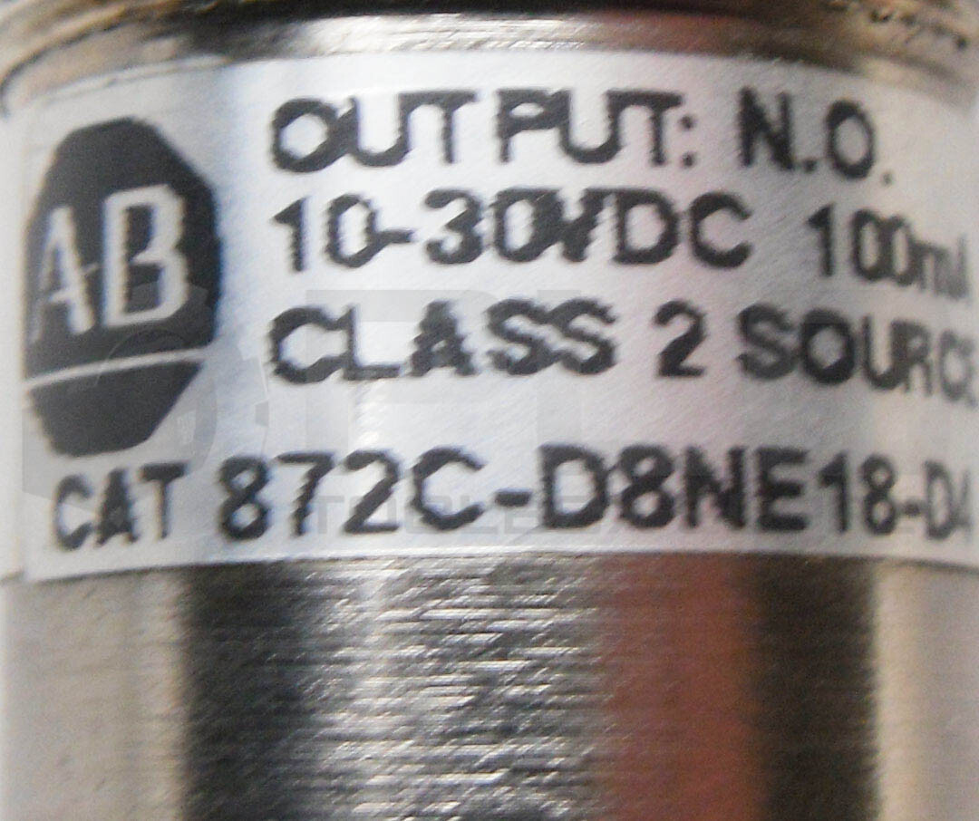 ALLEN BRADLEY 872C-D8NE18-D4 /C PROXIMITY SENSOR 10-30VDC