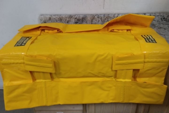 Brady SPC Absorbents SB-SL44 4 Ft W 4 Ft L Collapsible Wall Containment Berm