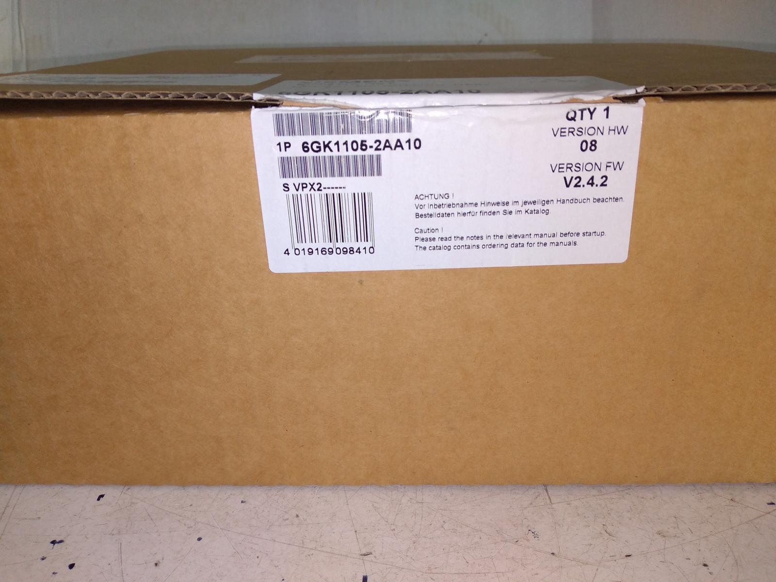 SIEMENS SIMATIC NET OPTICAL SWITCH MOD ITP62 6GK1105-2AA10