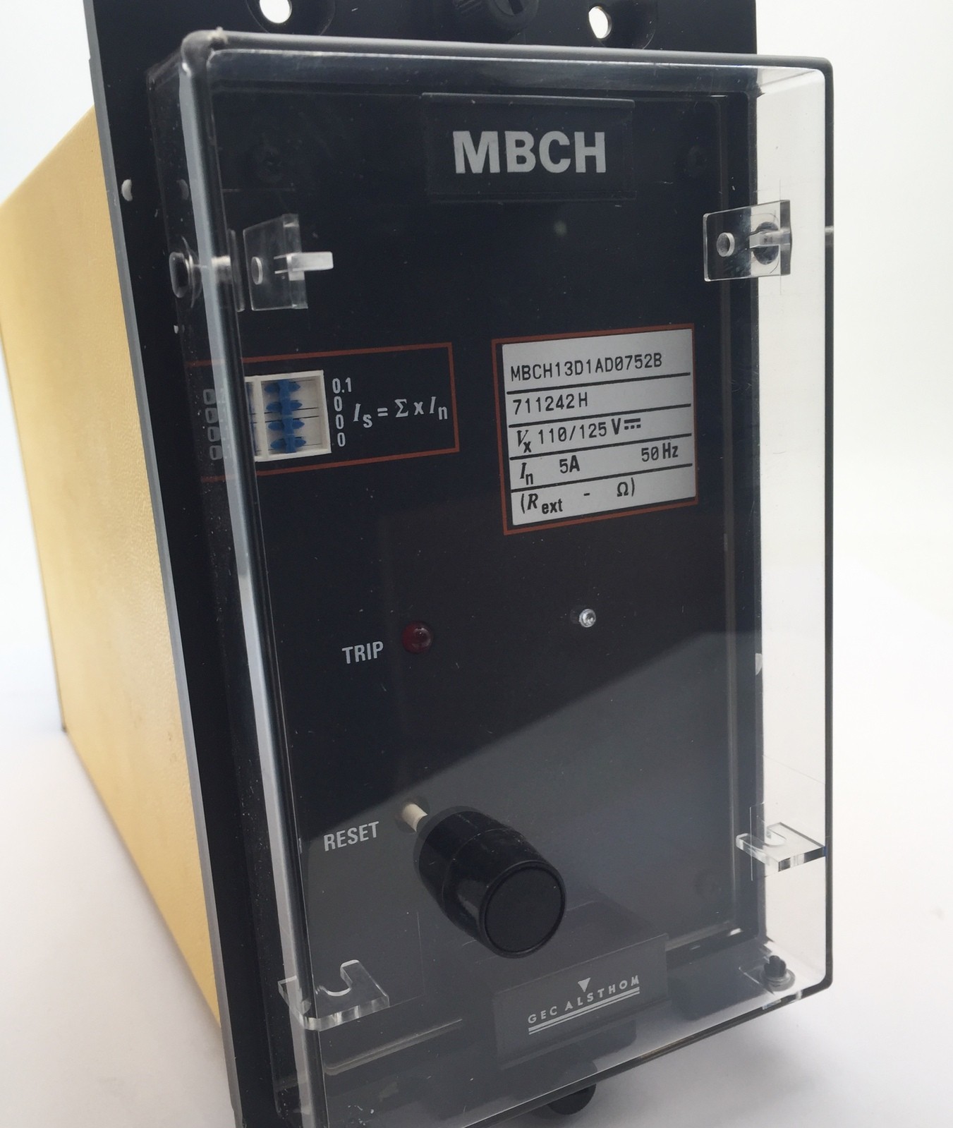 GEC Alsthom MBCH MBCH13D1AD0752B Differential Relay 110/125V 5A 50Hz