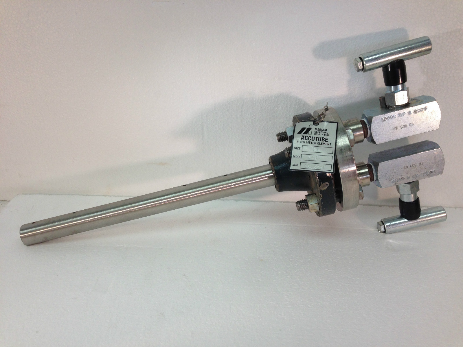 New Overstock Meriam Accutube 24D Flanged Insertion Type Flow Sensor