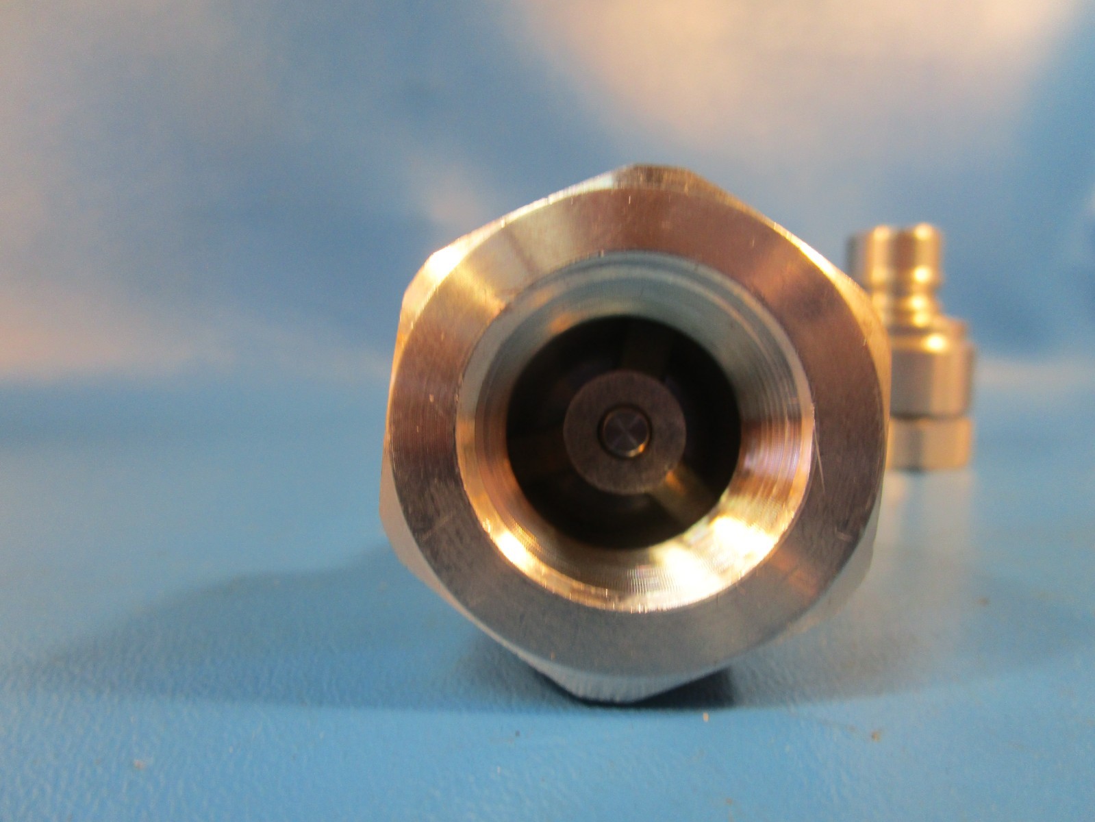 LOT OF 2 USED DIXON V6F6-ss, V-Series Hydraulic Quick Disconnect Coupling with 3