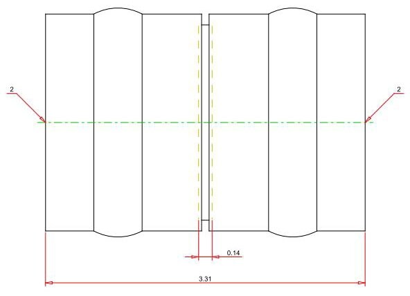 Viega 78072 2 Copper Coupling with Stop