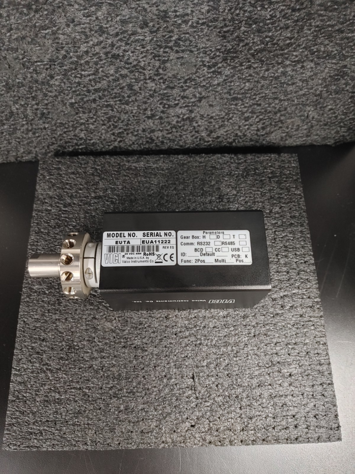 VICI VALCO EUTA Universal Electronic Valve Actuator