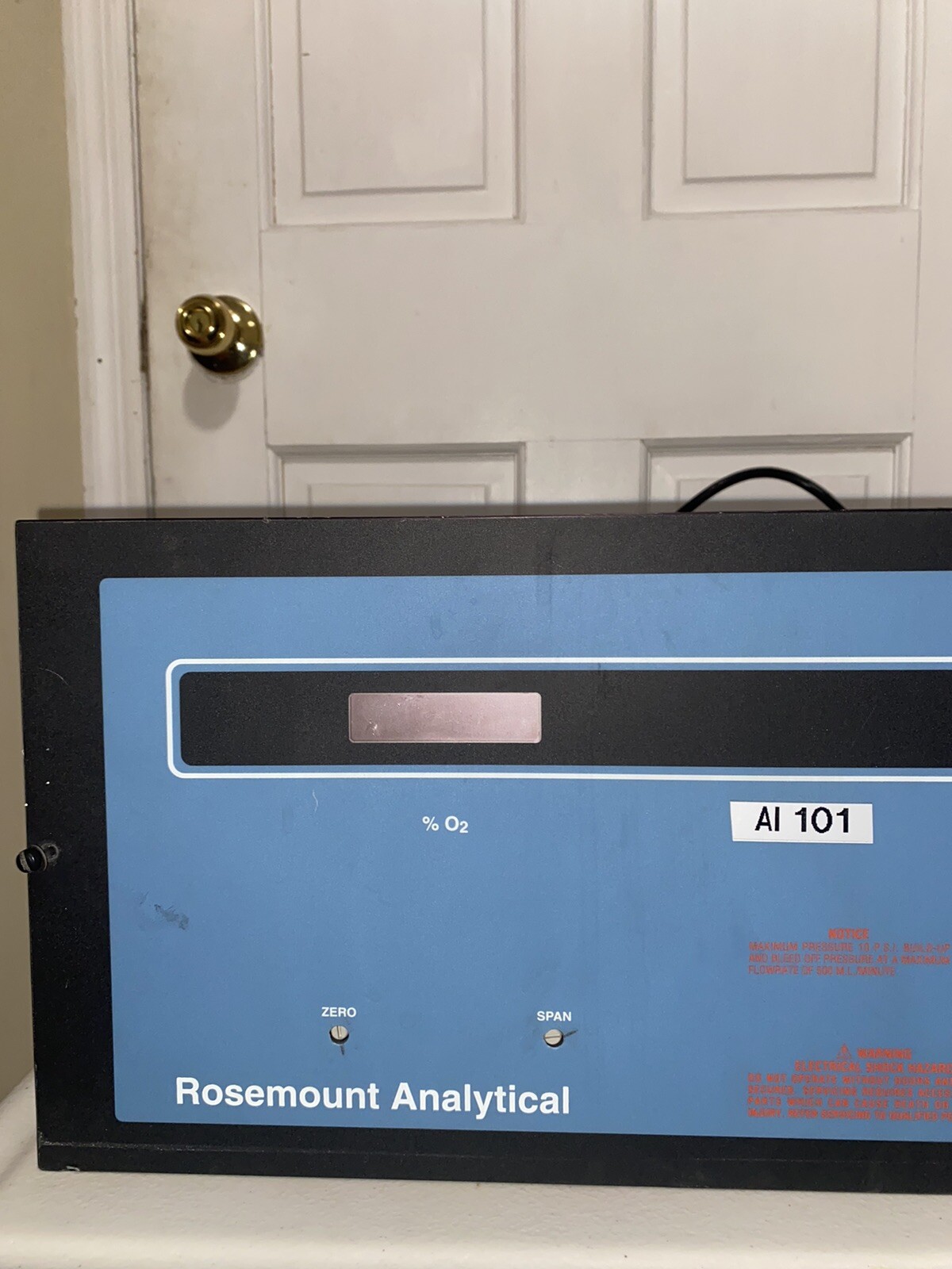 Emerson Rosemount Analytical 755R Digital Standard Range O2 Analyzer Unit, 755R