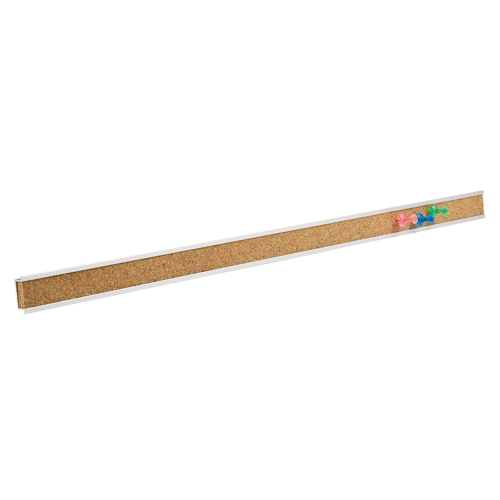 Quartet Bulletin Bar Strip Cork Board 24″ x 1″ Classroom Office Cubicle Aluminum