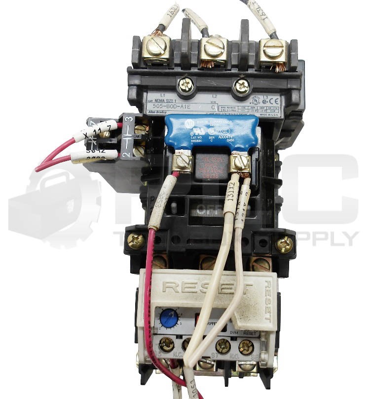 ALLEN BRADLEY 505-BOD-A1E /C W/ CB236 W/ 592-A1EA /A W/ 595-AB /C W/ 599-K04