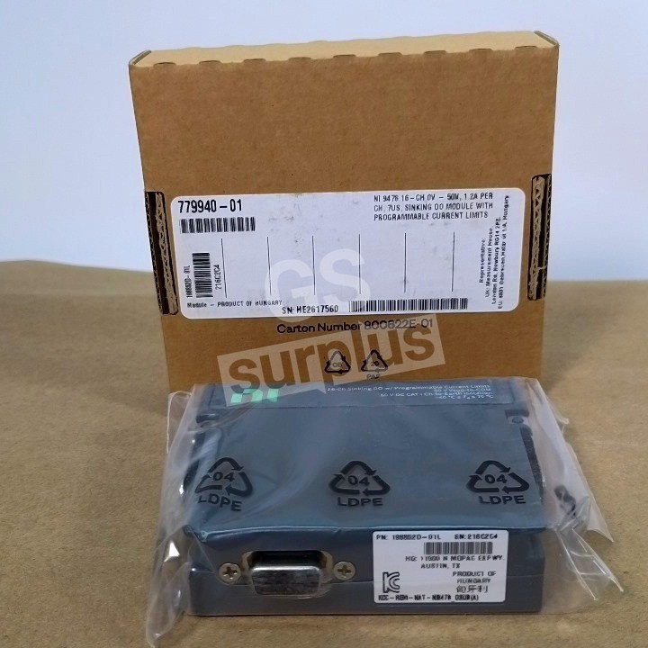 NI EMERSON 779940-01 / NI 9478 (New)