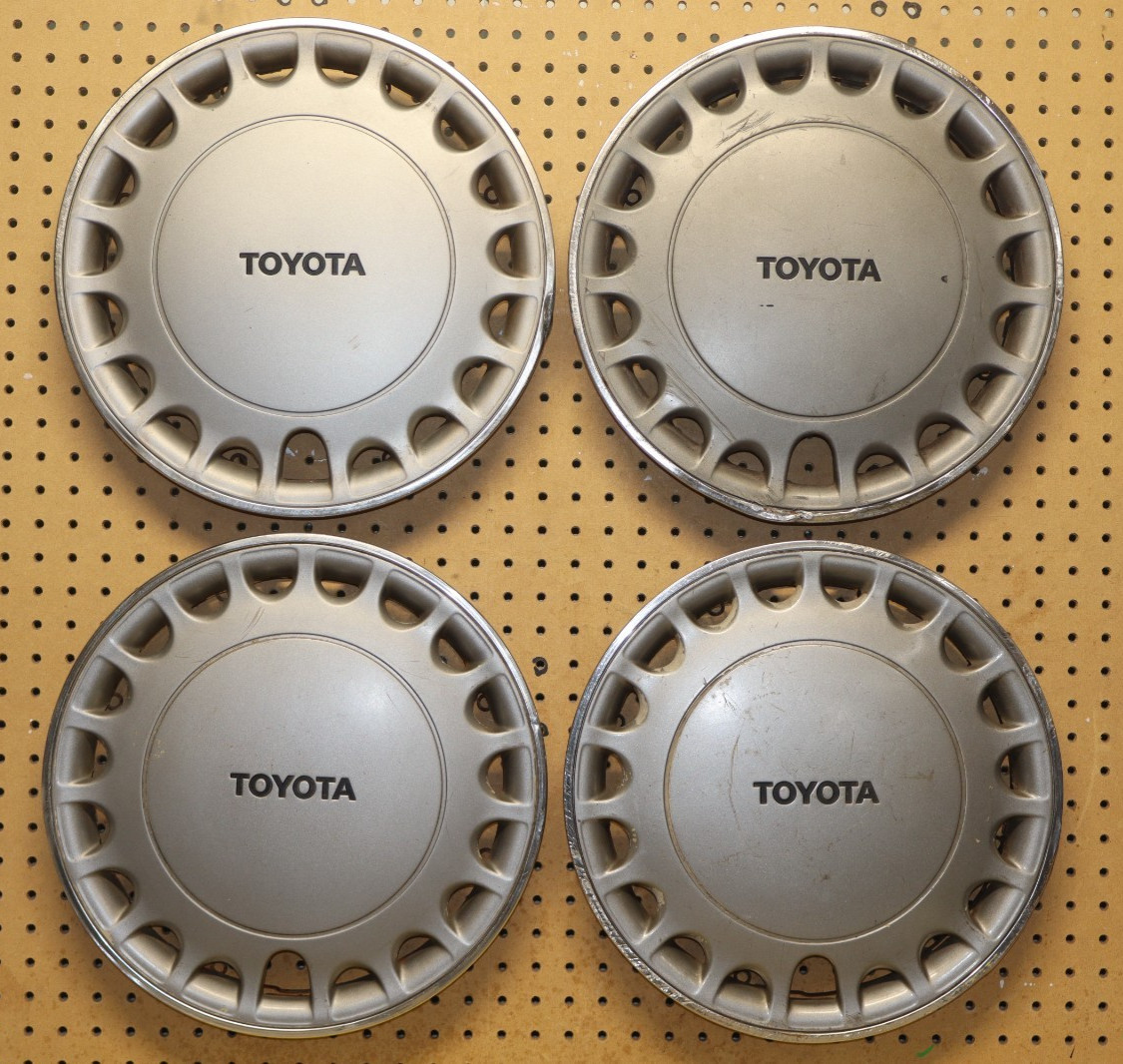 4 Toyota Corolla 1987 – 1991 #42621-12310 Hub Caps Wheel Cover 14.5″ Hubcaps