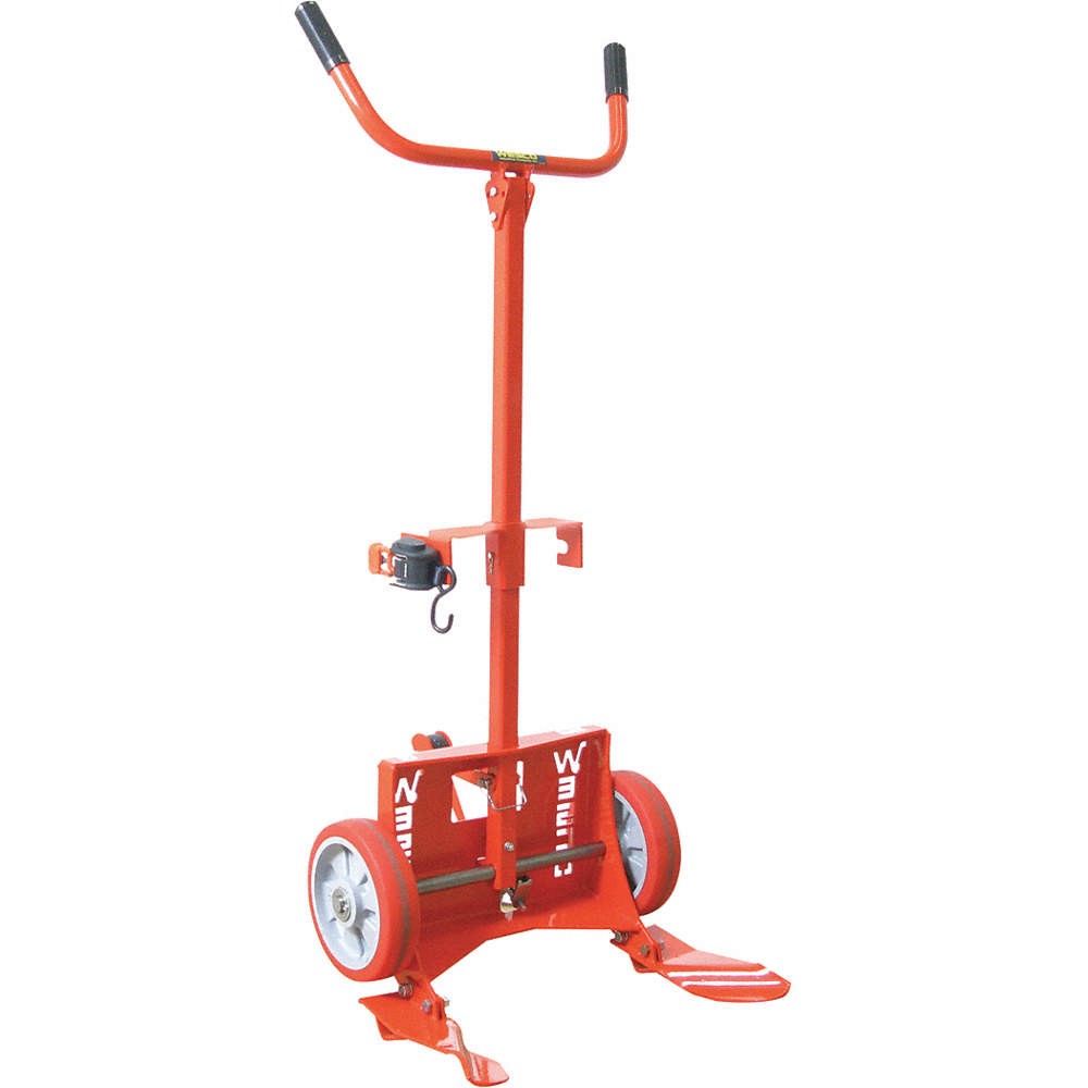 WESCO 240017 Drum Hand Truck,1000 lb.,Steel,Orange 445K76