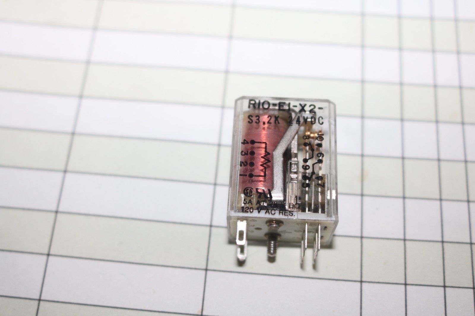 NOS AMF Potter Brumfield R10E1X2S3.2K 24VDC Relay 5945-00-762-0757