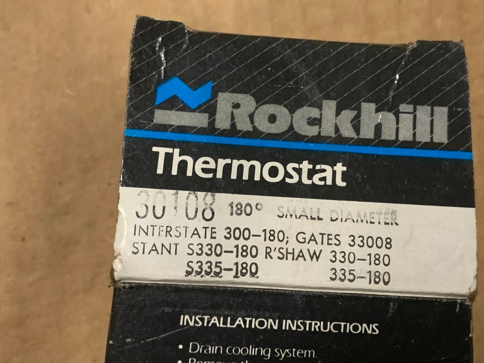 Rock Hill Thermostat 180° Small Diameter P/N 30108