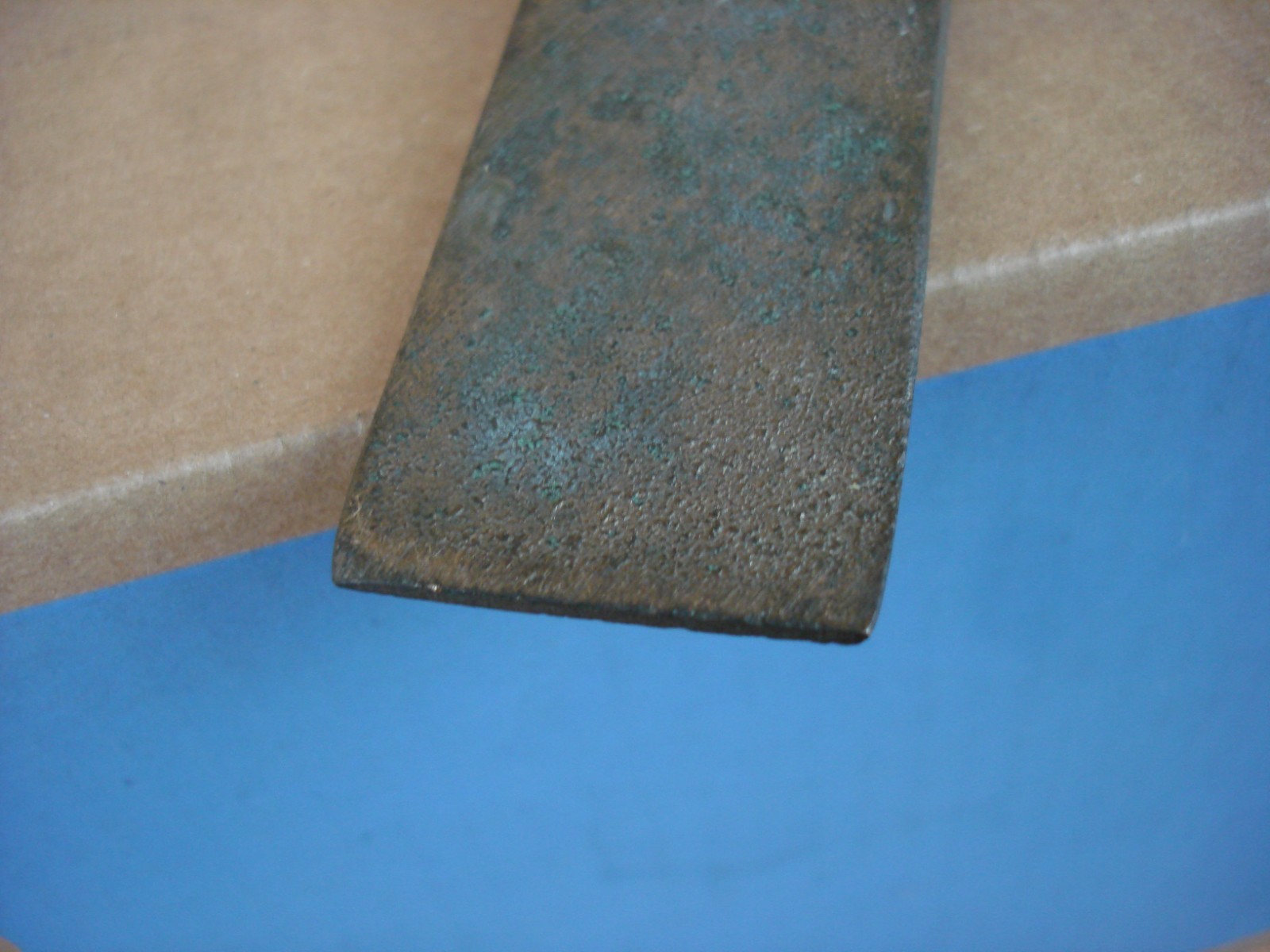 VINTAGE AMPCO USA W-8 NON-SPARKING SAFETY TOOLS WEDGE ALUMINUM BRONZE 8-3/4″