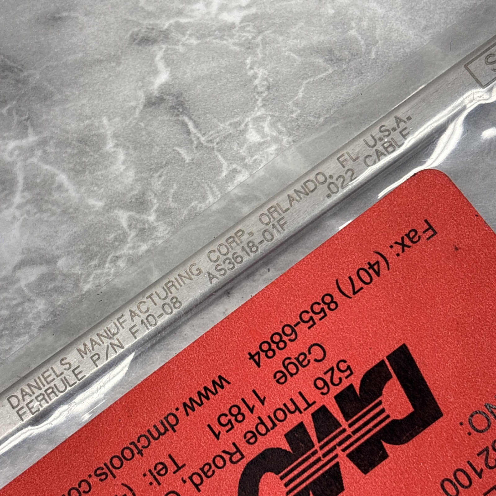 50 Pack DMC Safe-T-Cable Tool F10-08 – ELONGATED FERRULES .022″