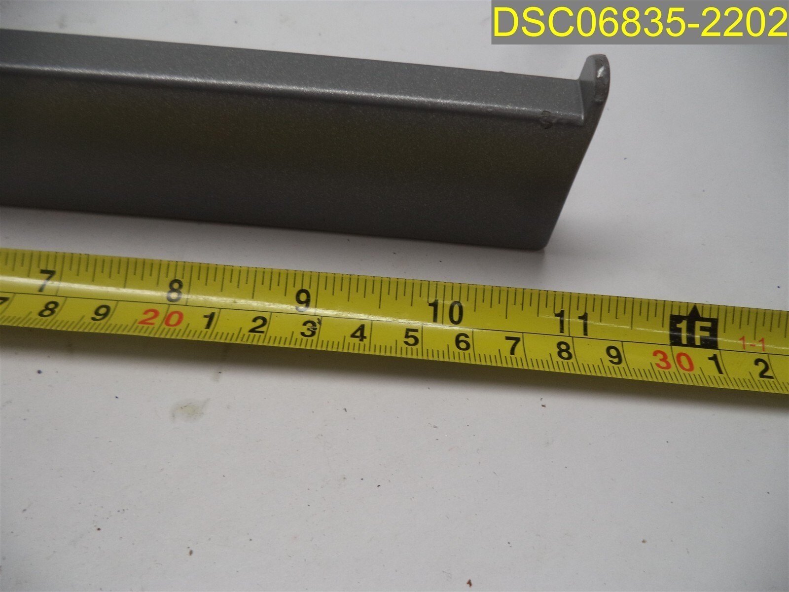 Qty = 41: 11″ Length Shelf Display Brackets 1/2″ wide Groove Gray powder coated