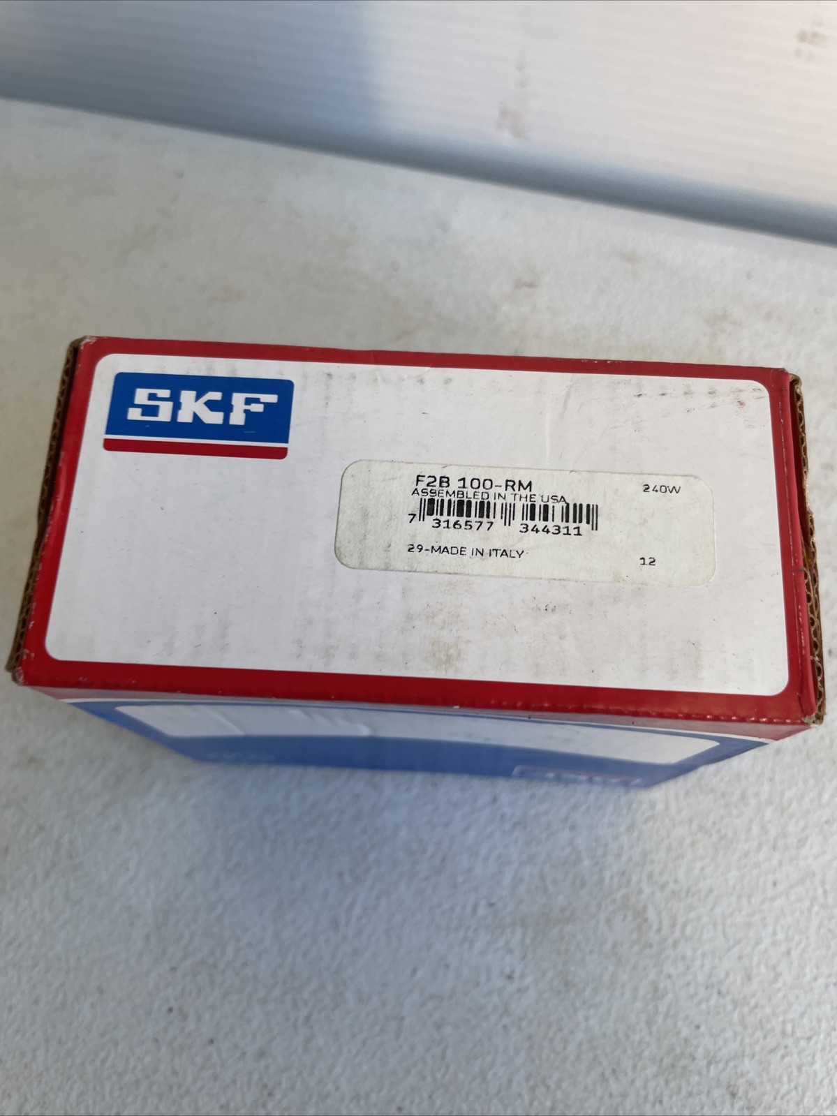 NEW SKF F2B 100-RM 2 BOLT FLANGE MOUNTED UNIT NIB. FREE SHIPPING
