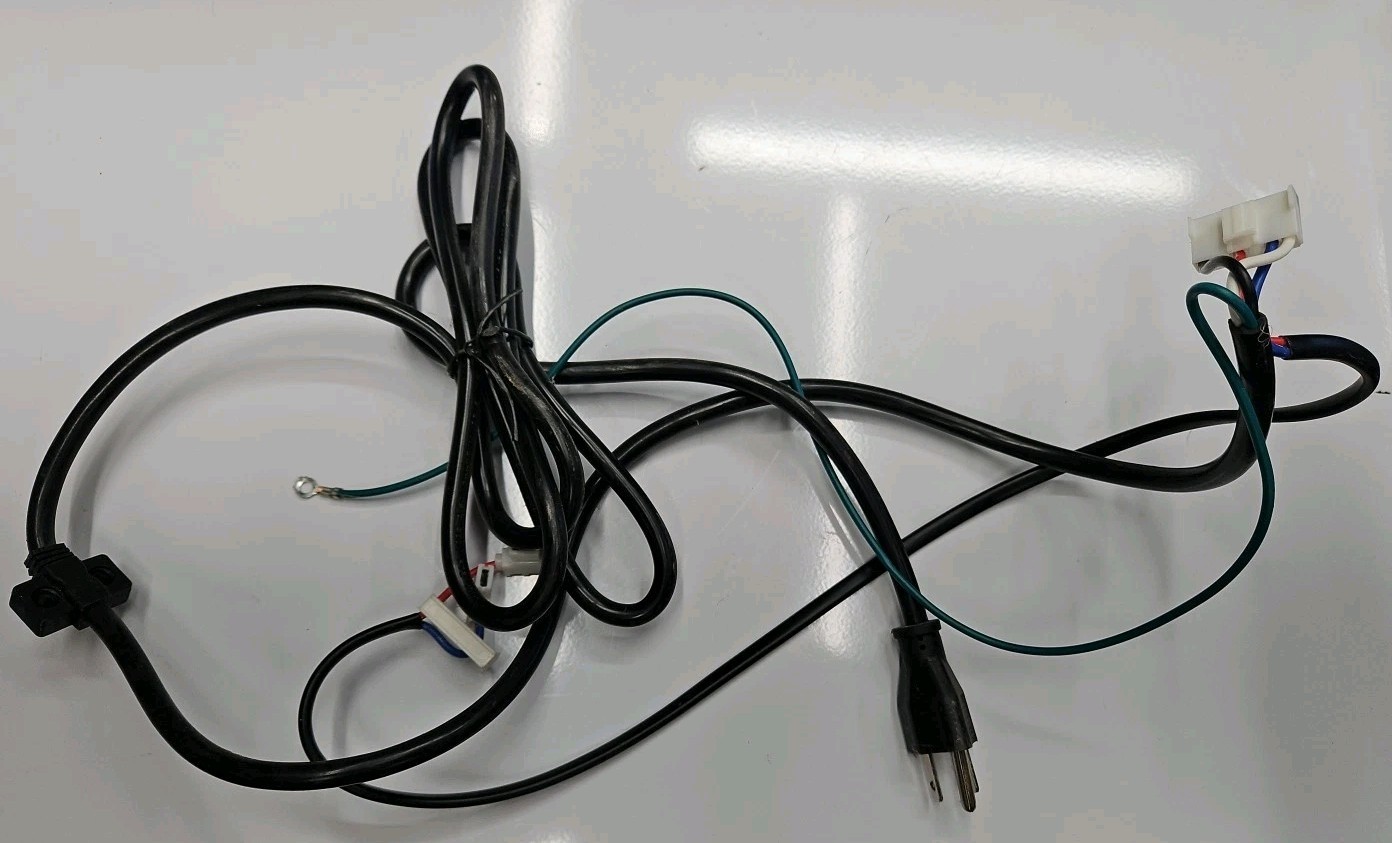Magic Chef 312151100136 Power Cord HMWC50DST HMBC58DS 6FT 3-Wire 125V 15A
