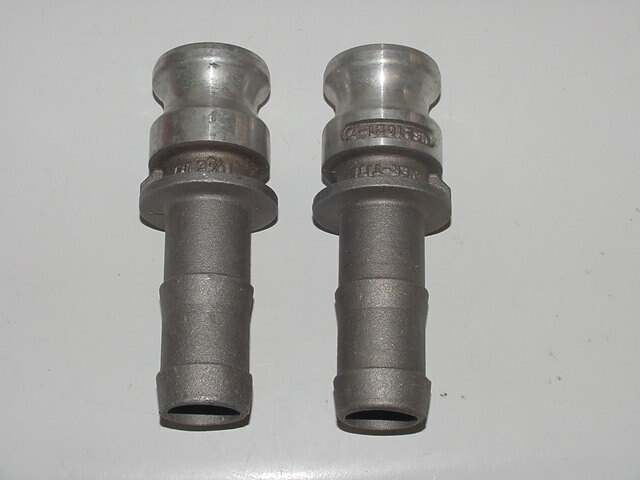 2 Ever Tite MS27021-7 Steel Aluminum Cam Groove E Male Adapter Hose Shank 1 1/4″
