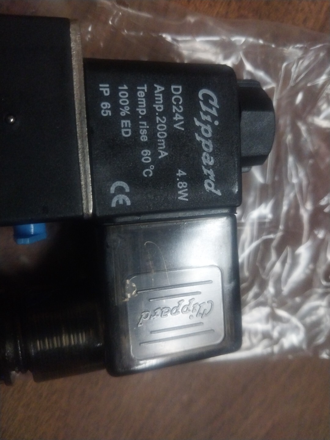 Clippard Maximatic MME-3QES-CT D024 24vdc 19 M6 Coil Style Din