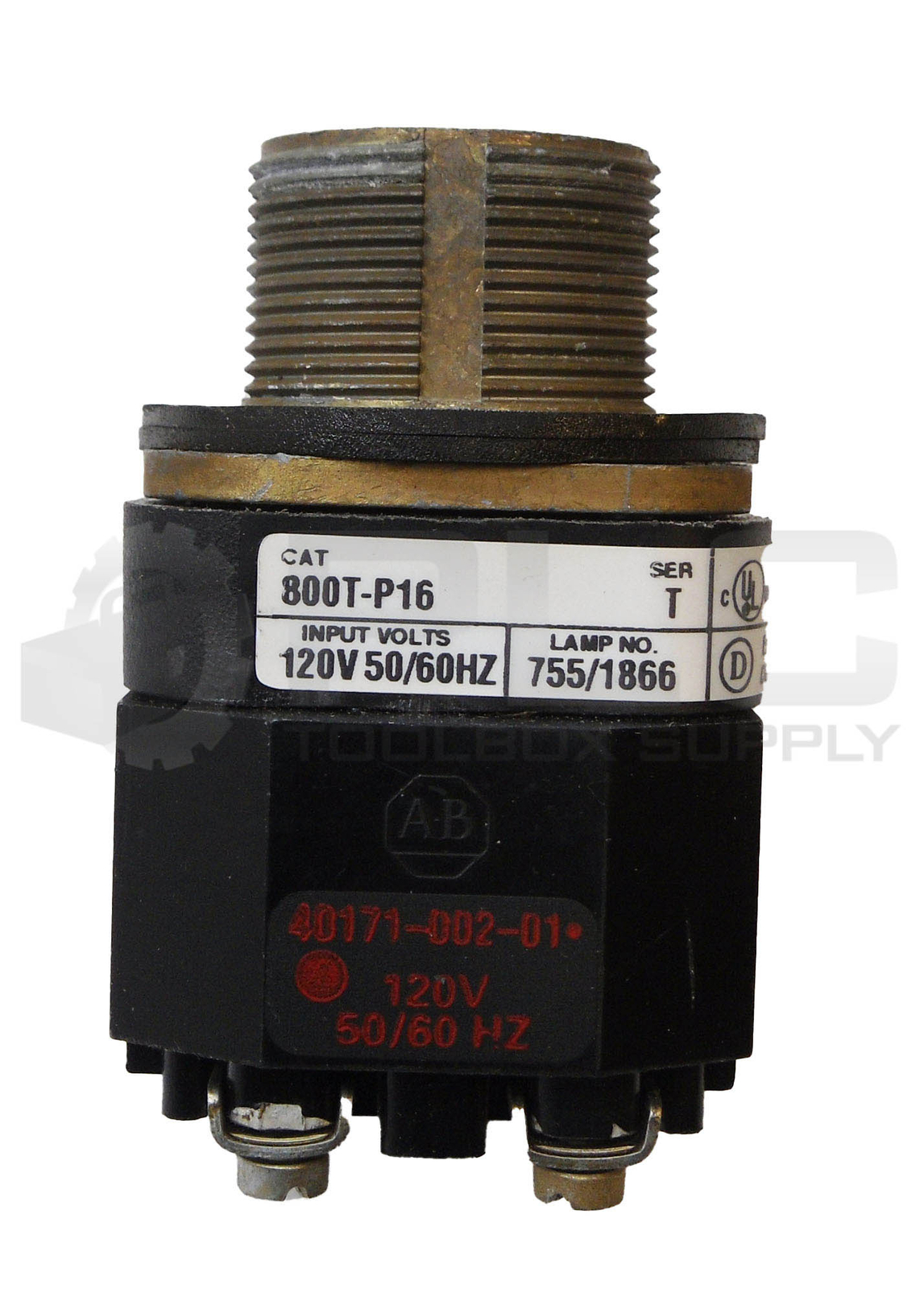 LOT OF 4 ALLEN BRADLEY 800T-P16 /T PUSH BUTTON W/ 40171-002-01 COIL *READ*