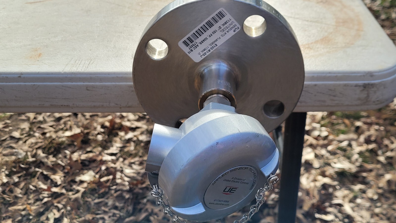 United Electric 1138W Flanged RTD Sensor INOR Meso-H 70MEH00001