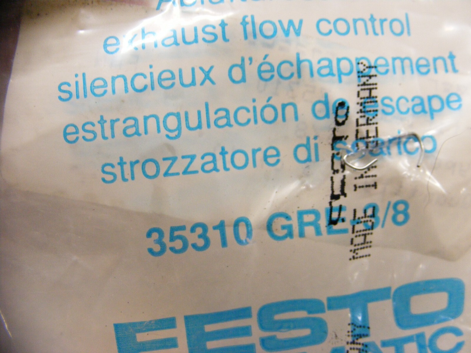 Festo GRE-3/8 Exhaust Air Flow Control Valve 35310 (a2)