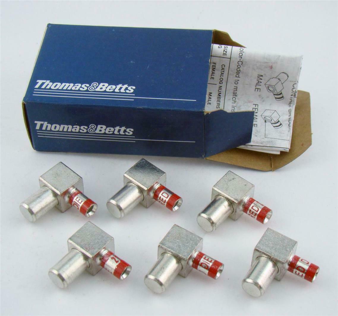 Thomas&Betts Color-Keyed Uninsulated Male disconnect size 2 MD8M-2