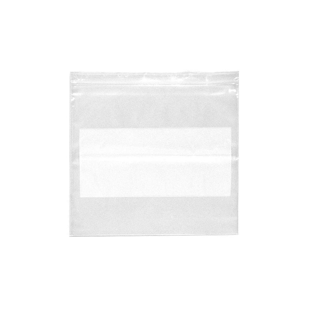 GRAINGER APPROVED 5CNV5 Reclosable Poly Bag,Zip Seal,PK1000 5CNV5