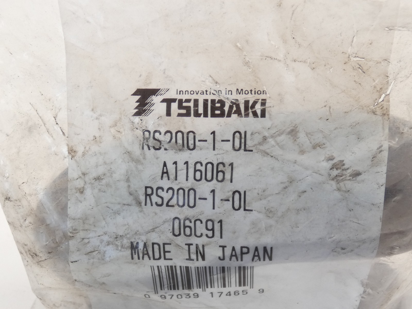 Tsubaki RS200-1-0L Offset Link – NEW Surplus!