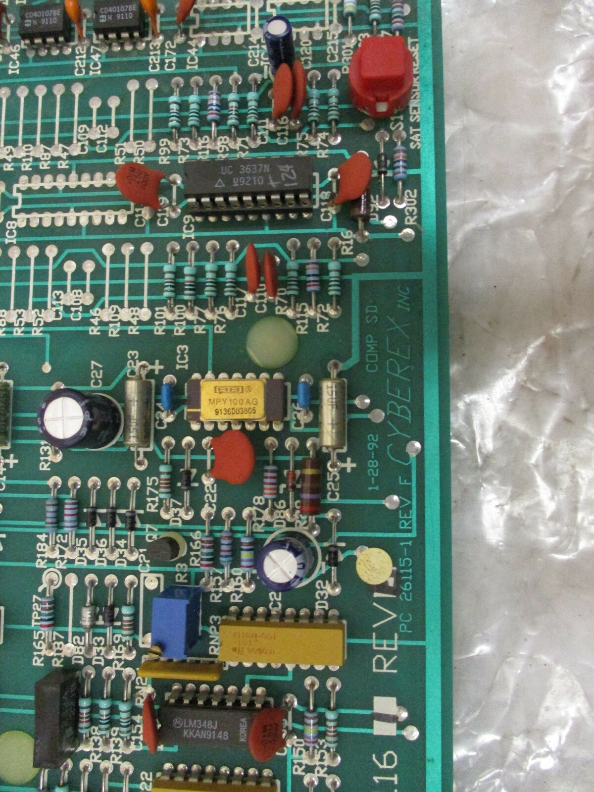New Cyberex INV Control Logic ASM 41-01-26116 A2182IPL