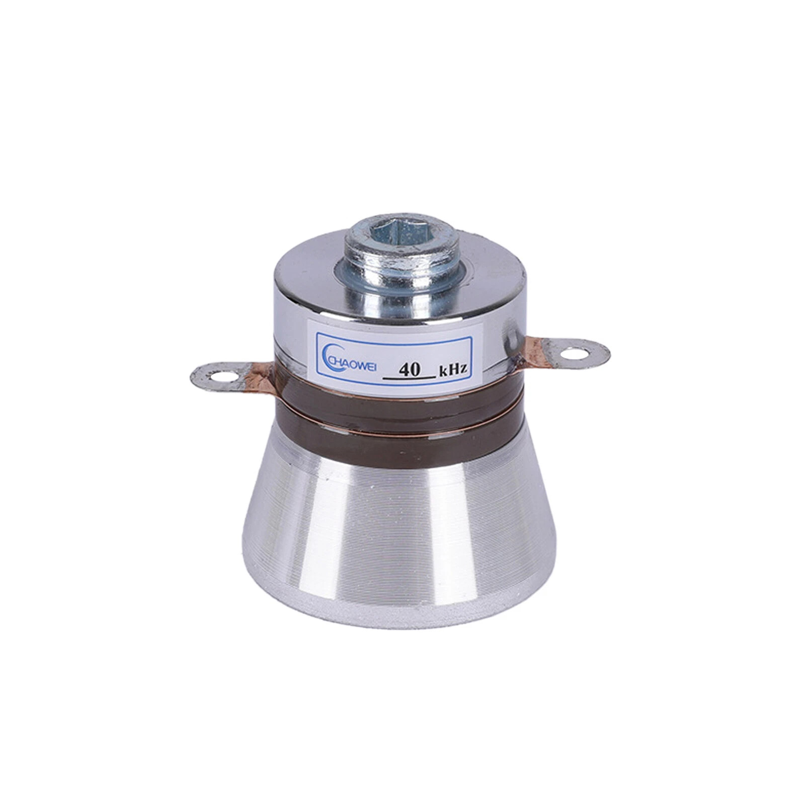 40KHz Aluminum Alloy Ultrasonic Piezoelectric Transducer Cleaner High Conversion
