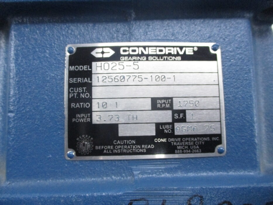 CONE DRIVE HO25-5 NSNP