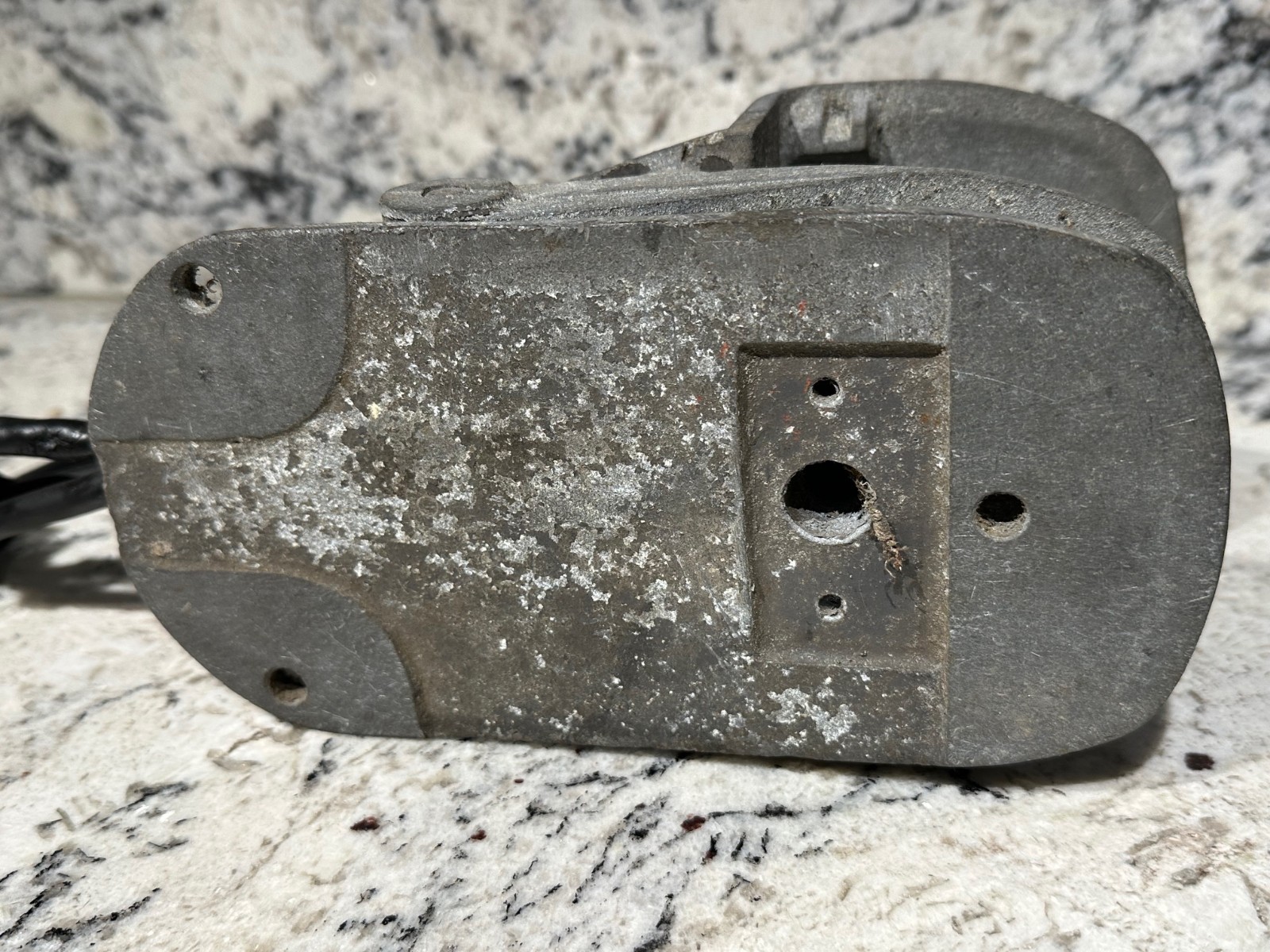 SQUARE D Vintage FOOT PEDAL Gray Operator Foot Switch Tested Needs New Cords