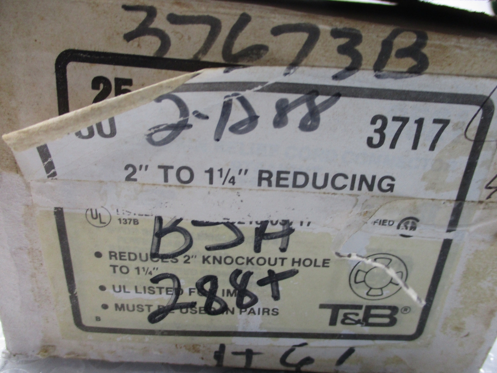 T&B 37673B 2-1-1/4″ REDUCER WASHER PKG OF 46 NSMP