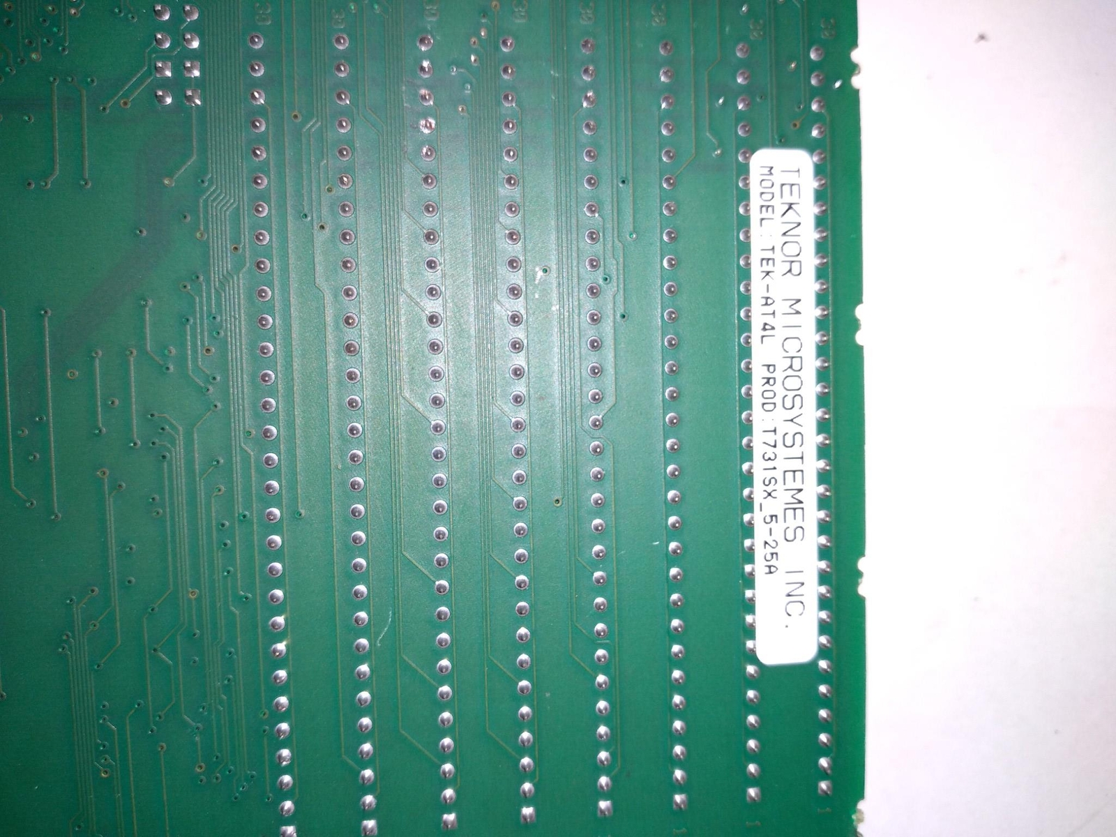 TEKNOR MICROSYSTEMS TEK-AT4L T731SX_5-25A
