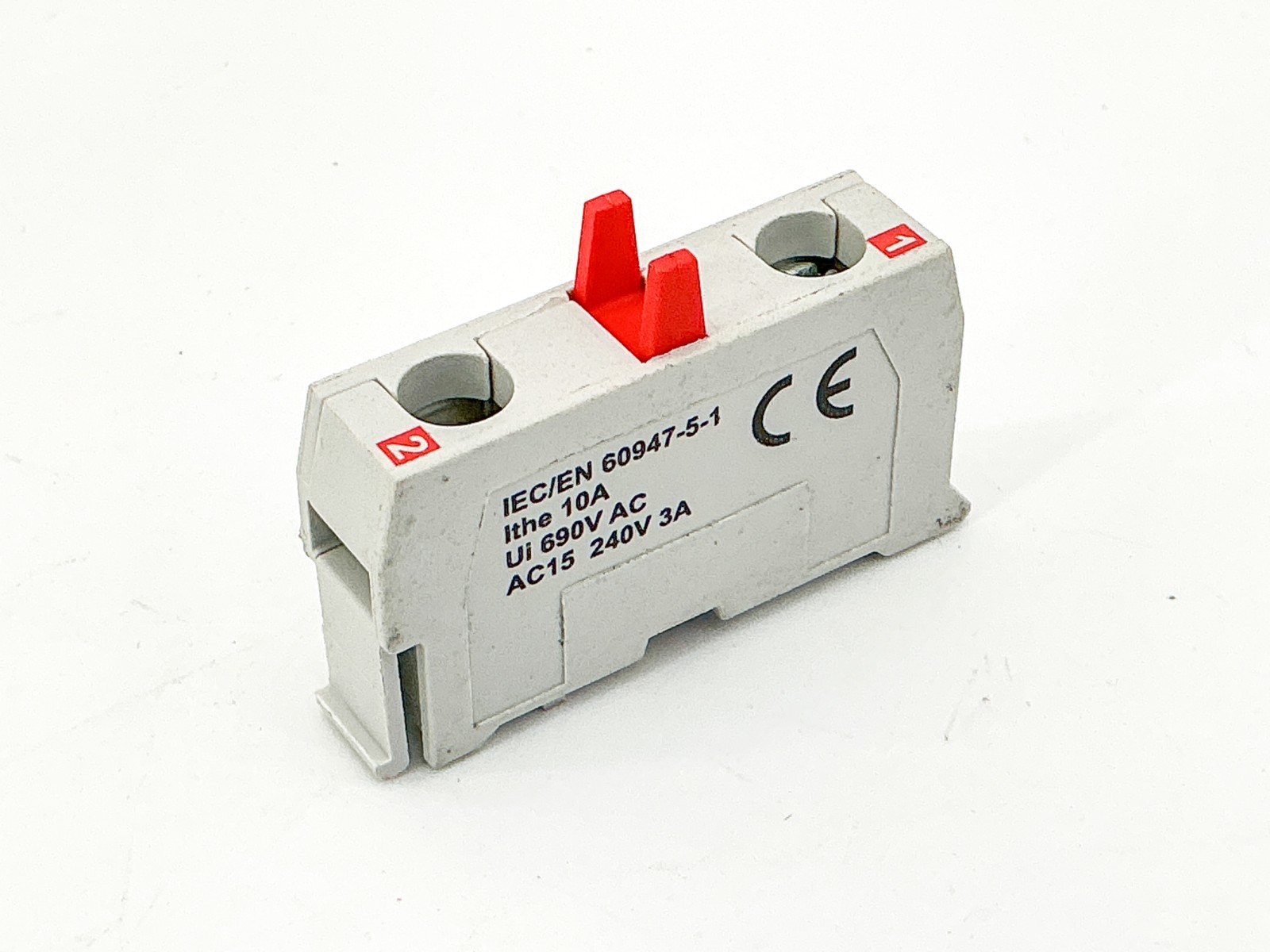 New Pack of BACO 33S01 + 33S10 Contact Blocks 10 690V – No Box