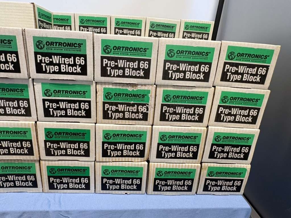 *LOT OF 109* *NEW* Ortronics Pre-Wired 66 Type Block Part OR-8050M157B