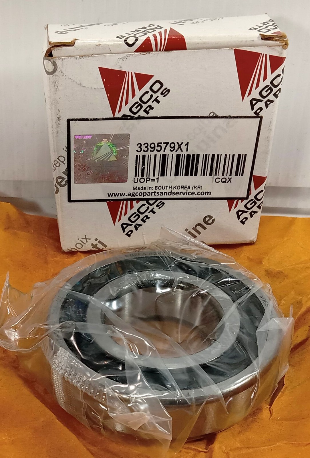 1 NEW AGCO 339579X1 35X72X17mm RADIAL DEEP GROOVE BEARING NIB ***MAKE OFFER***