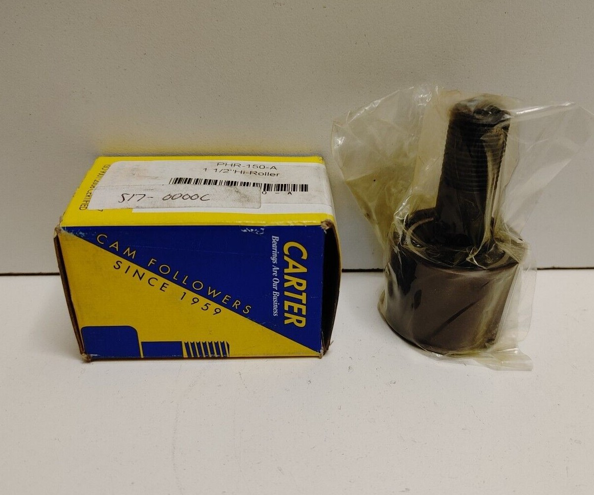 NEW OLD STOCK! CARTER 1.5″ CAM FOLLOWER BEARING PHR-150-A