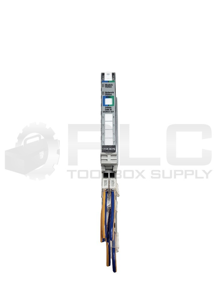 ALLEN BRADLEY 1734-8CFG /C I/O MODULE W/ 1734-RTBS /A W/ 1734-MB /A