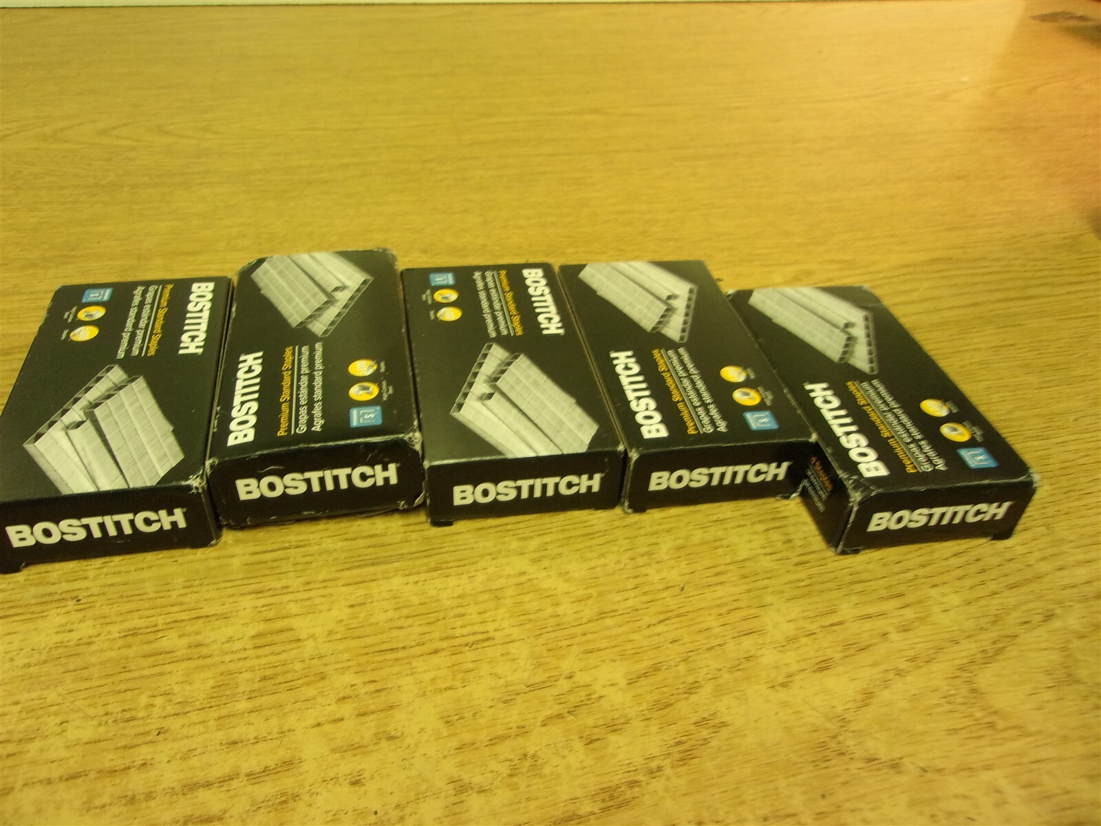 Bostitch SBS191/4CP-C Lot of 5 Boxes Premium Standard Staples 25000 total